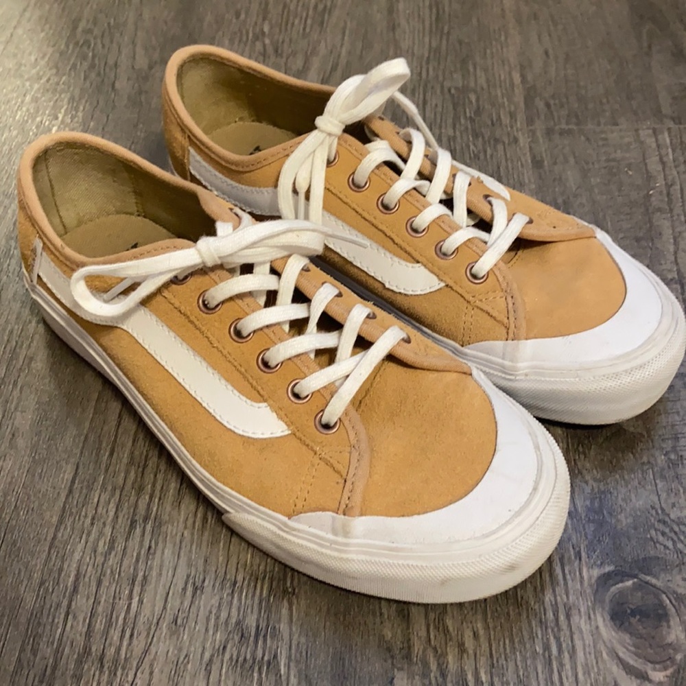 Yellow suede vans